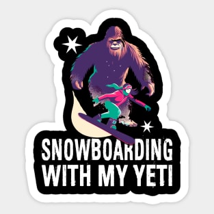 Snowboarding Is My Life Sticker